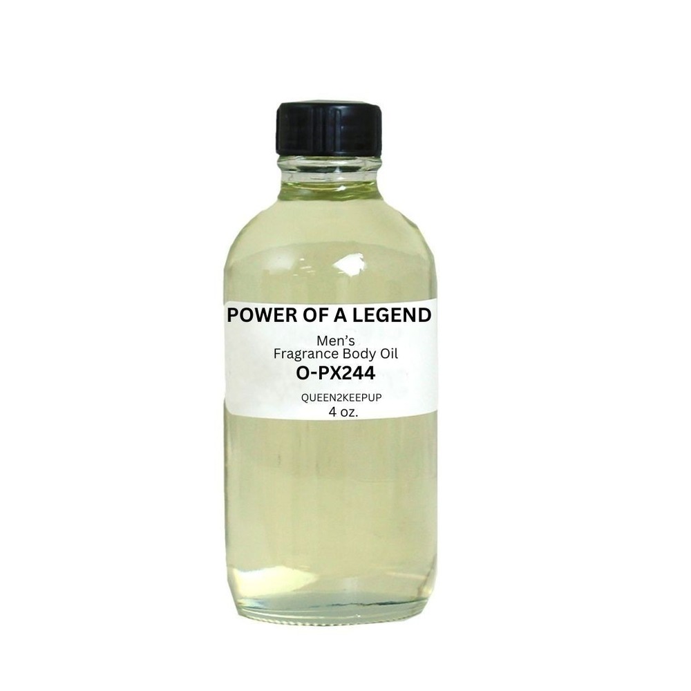 Power of a Legend (Men) Body Oil 4 oz Fragrance All Natural Scent